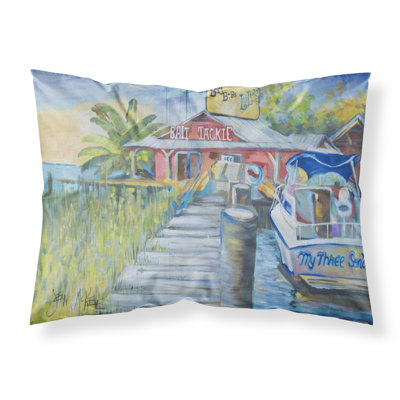 Bateau de pêche en mer profonde au taie d’oreiller de lulu