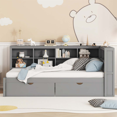 Practical DayBed with Storage and Charging Function, Suitable for Relaxation and Space - Saving in Various Living Environments