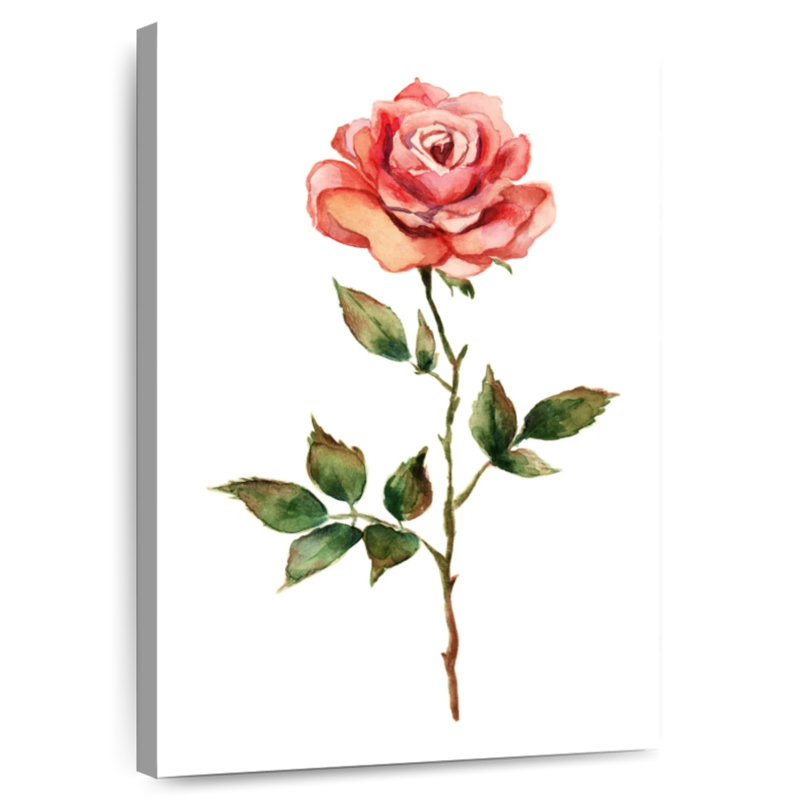 Harnek Single Rose, 12" H x 8" W