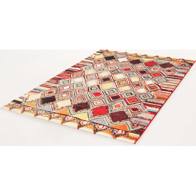 Rectangle Geometric Area Rug