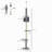 Height Adjustable Floor-to-Ceiling Cat Tree