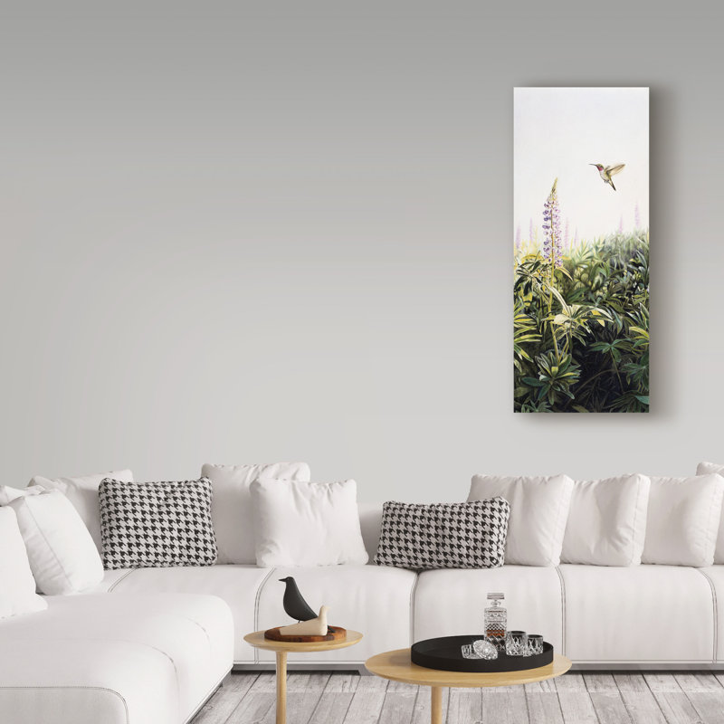 «Hummingbird» par Armstrong, impression sur toile tendue, H 24 po x l 10 po x P 2 po