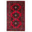 Tapis rouge Teimani 3 pi 9 po x 6 pi 5 po
