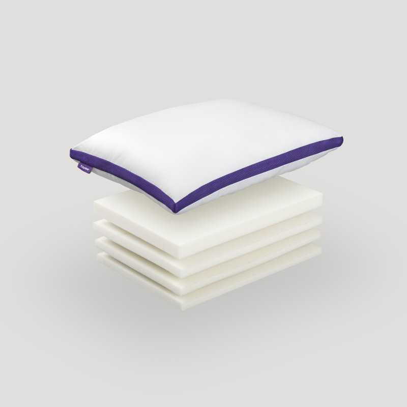 Oreiller de soutien moyen en mousse, 19 po x 26 po