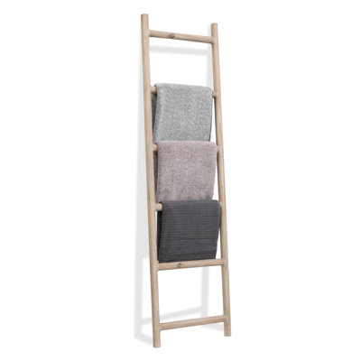 Gracie Oaks 6ft Wooden Blanket Ladder