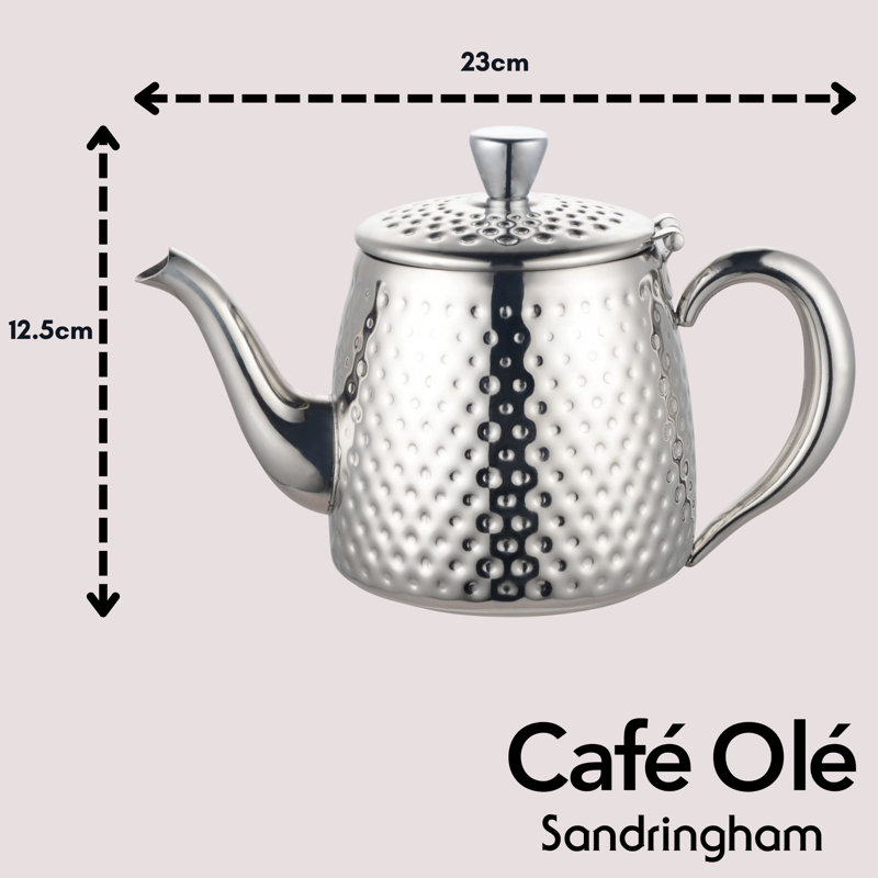 Grunwerg Café Olé Stainless Steel Dots, 1 L, Silver