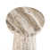 Grover Outdoor Faux Stone Chalice Side Table - Brown