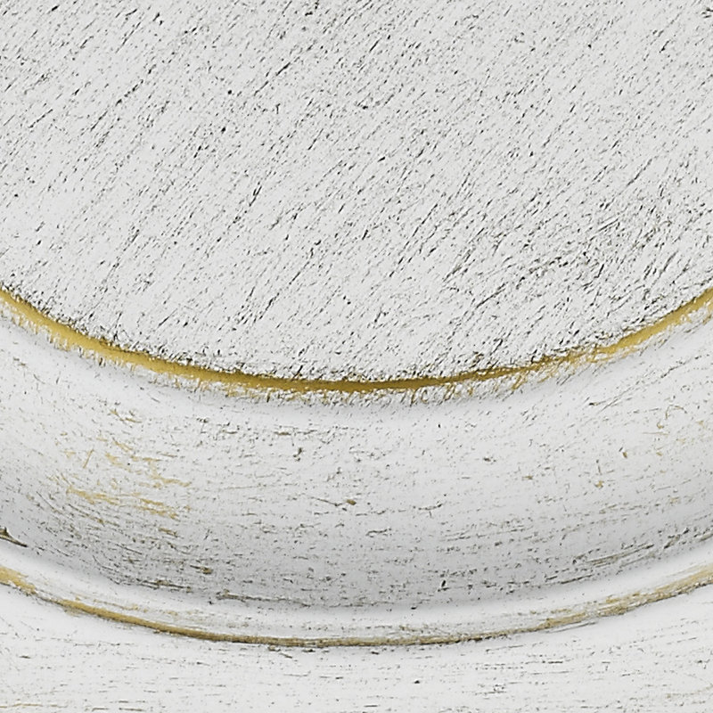 Skye Steel Semi Flush Mount, French White