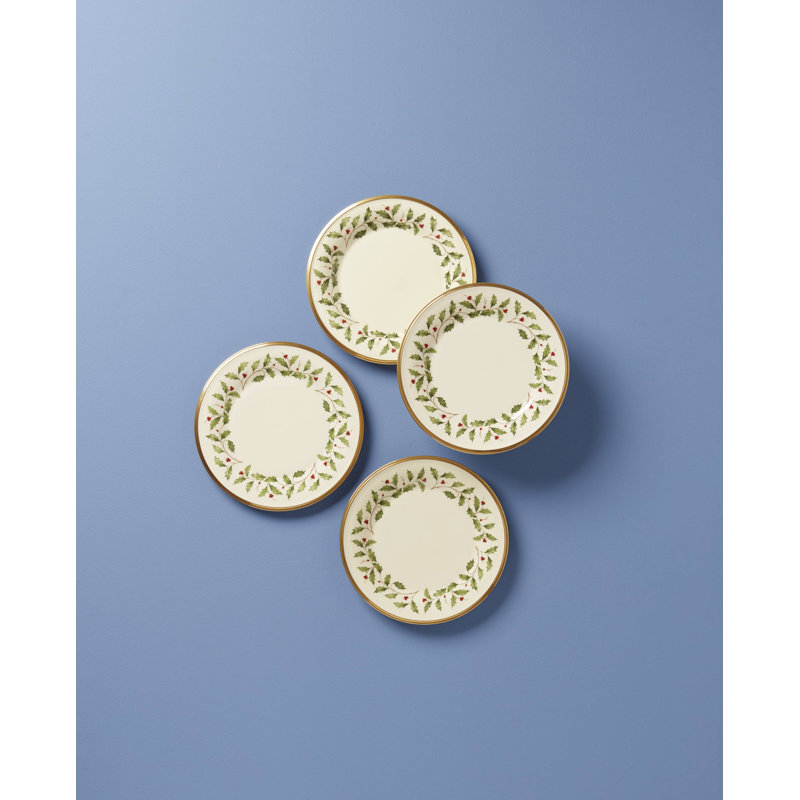 Holiday Salad Plates, Set Of 4