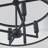 4 - Light Modern Shaded Drum Chandelier With Texture Glass, Adjustable Height Pendant Light For Dining Room, Living Room, Foyer