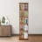 5-Tier Rotatable Bookshelf Floor Standing Book Storage Display Rack-103800488