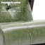 Fauteuil Mid-Century moderne en cuir artificiel touffeté de 21,65 po de large Havva-1513007551