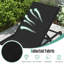 2 chaises longues inclinables pliantes avec dossier à 5 positions