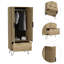 Armoire en bois avec 2 portes et 1 tiroir