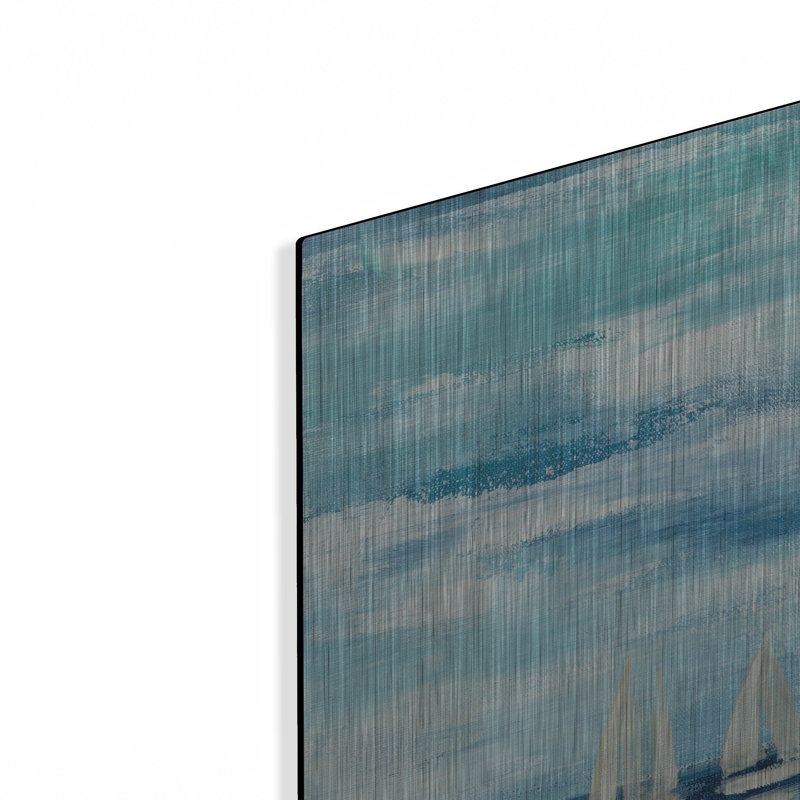 «Black Sea I» par Silvia Vassileva, art mural en métal, H 24 po x l 24 po