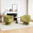 Chynna Velvet Swivel Barrel Chair-686696750