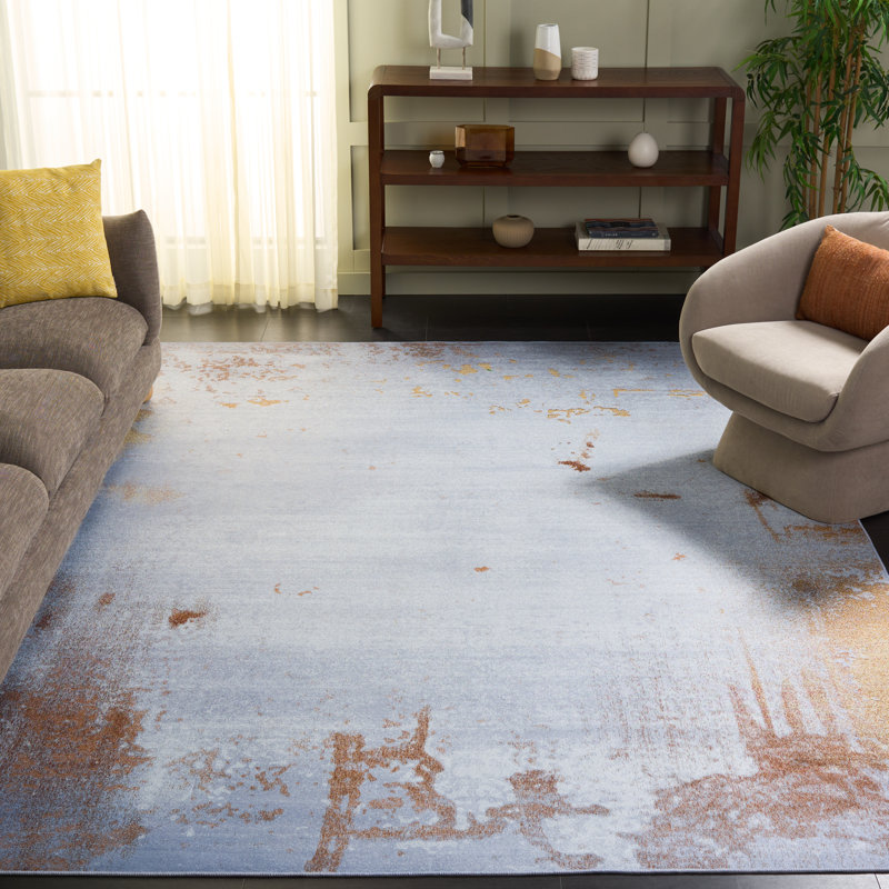 Tacoma Performance Machine Washable Abstract Rug, Rectangle 8' x 10'