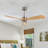 Lahrizi Adjustable Color Temperature 3 Height Ceiling Fan with Light Kit-1101524014