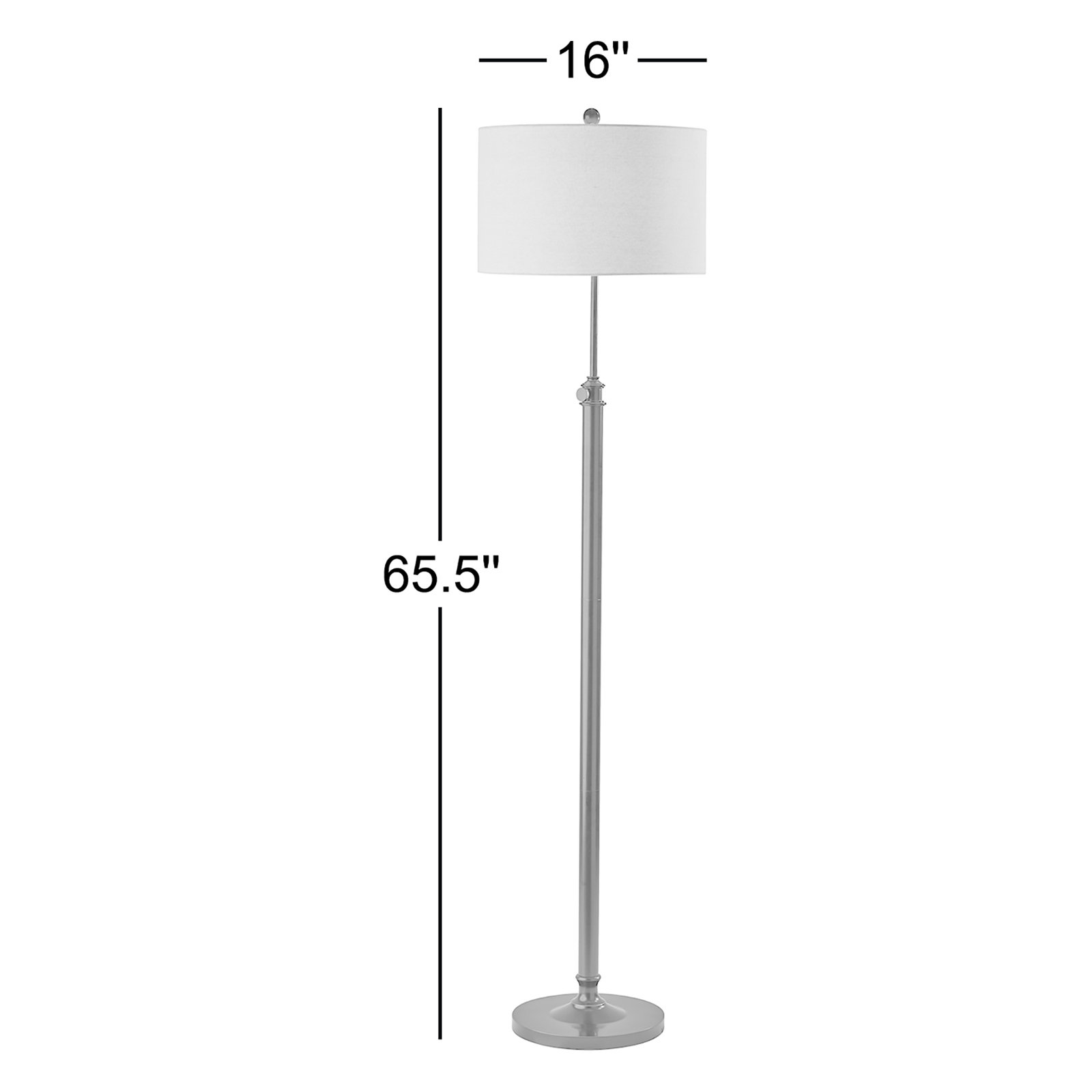 Elita 65.5'' Floor Lamp, Antique Brass