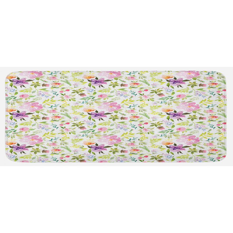 Tapis de cuisine aquarelle