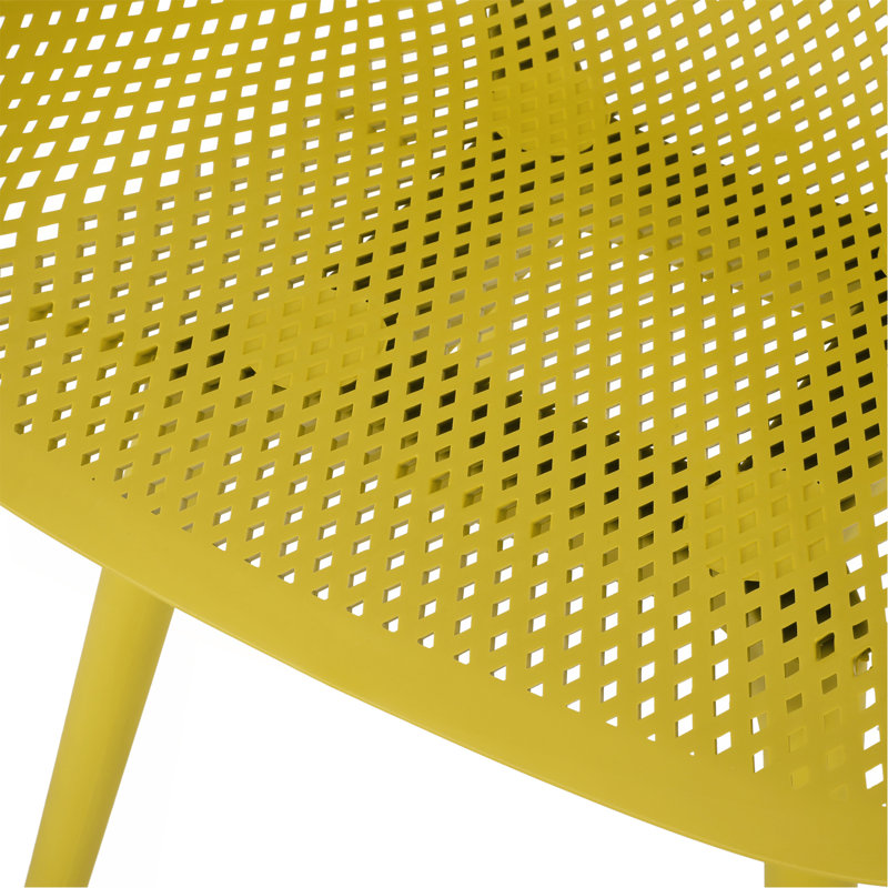 Chaise de patio (ensemble de 2), Jaune