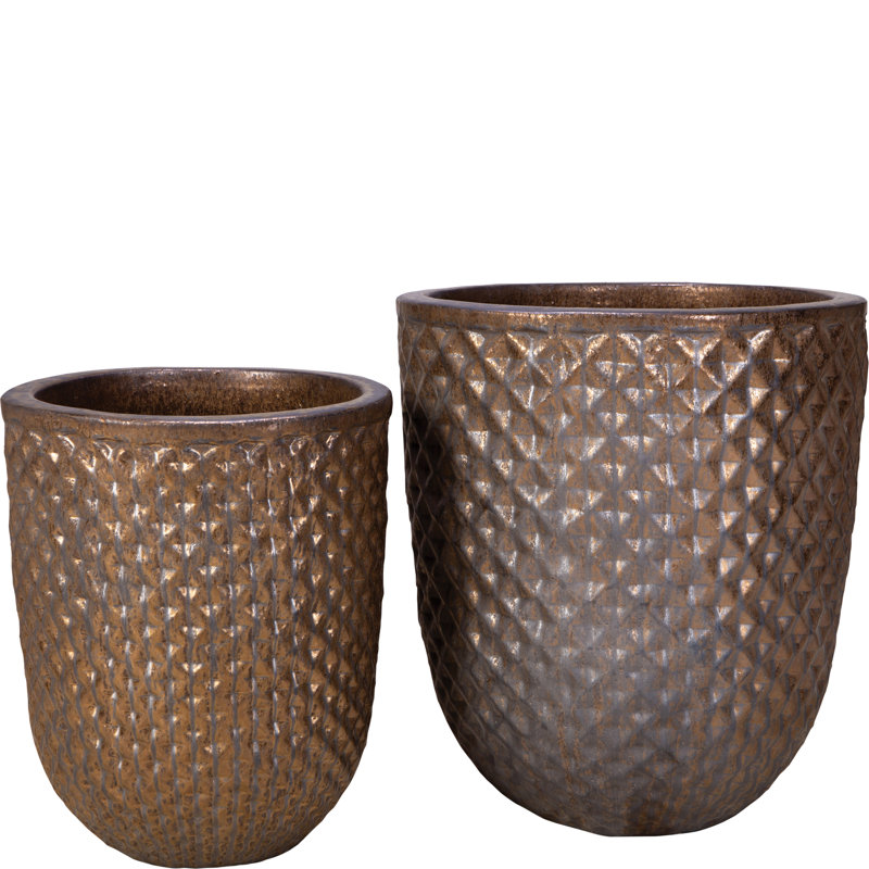Tall Hexham Set Of 2 - 16, 21 In. - Antique Copper, Antique Copper