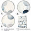 Cercle matriciel aquarelle en bleu délavé rétro I - impressions d'art géométriques modernes-2139304850-2112318617