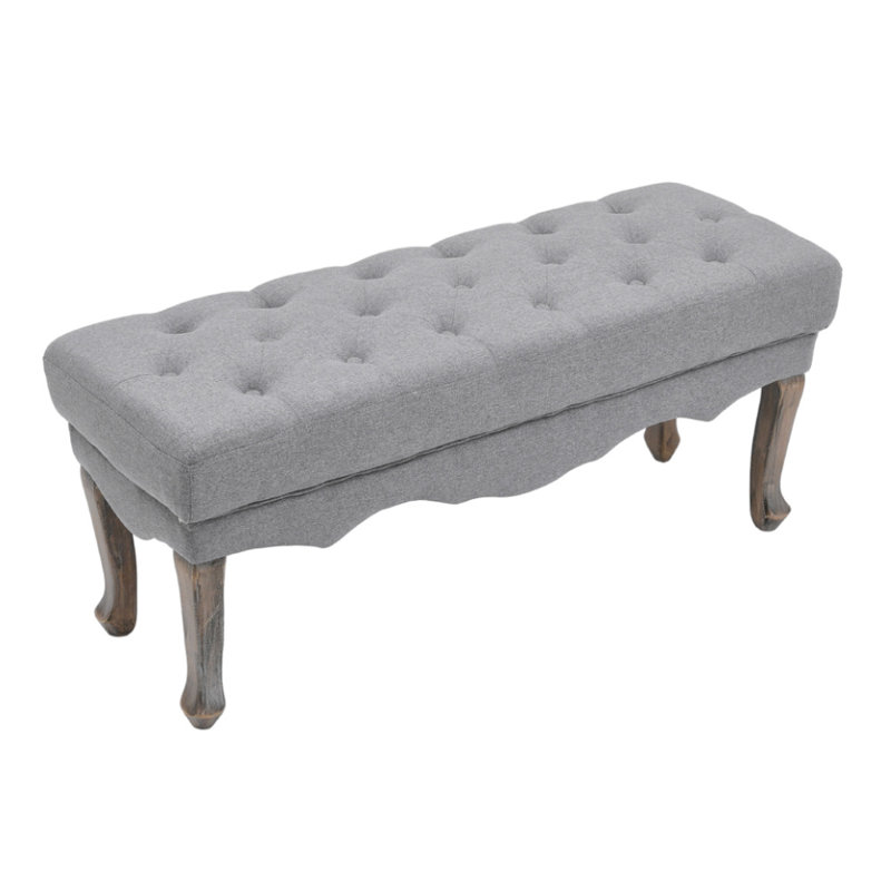 Alayah Linen Upholstered Bench