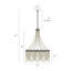 Abriell 3 - Light Dimmable Chandelier