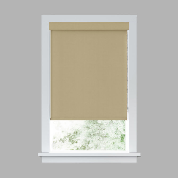 Levolor Custom Designer Textures Cordloop Roller Shade in Mink