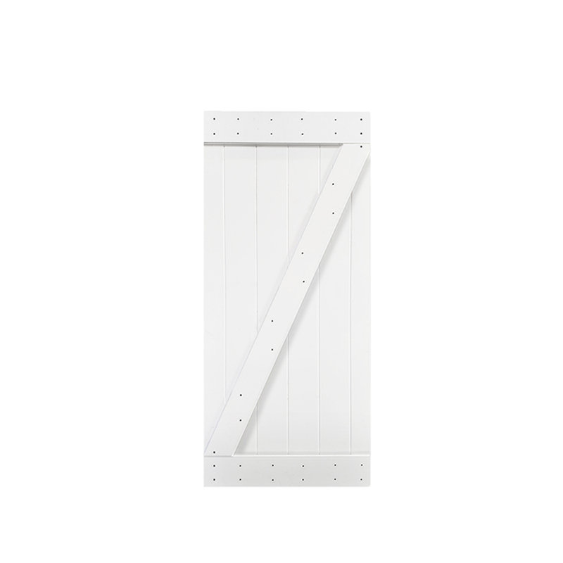 Calhome 84 in. H Barn Door, 24'' x 84'', Pure White