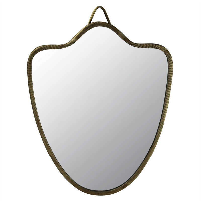 Miroir d'appoint en laiton 9 po Jobe