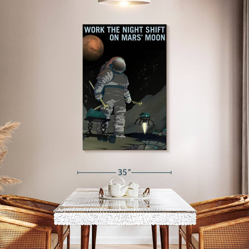 «Oberle Mars Explorers Wanted», affiche VI, H 48 po x l 32 po