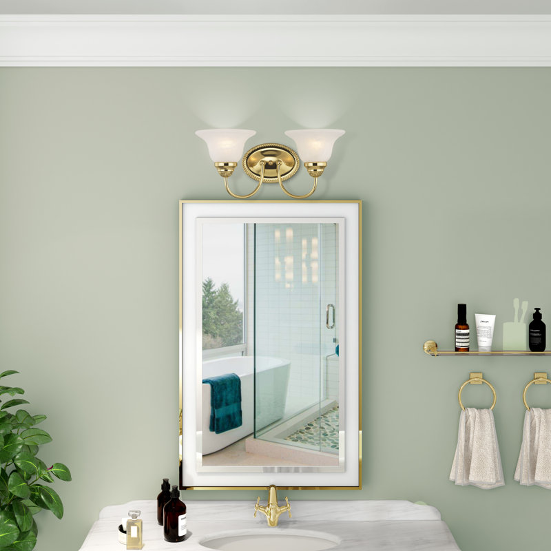 Nicolas 2 - Light Dimmable Vanity Light, Polished Brass