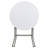 Chartier 2' Round Plastic Event Folding Table
