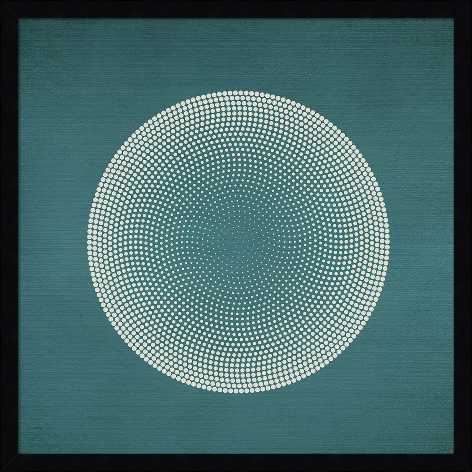 Circles by Incado, Black, 21" H x 21" W x 1" D