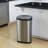 Nine Stars 13.2 Gallon Stainless Steel Motion Sensor Trash Can