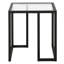 Oscar Glass Top Sled End Table-1287518592