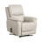 Lift Chair With Power Headrest, Light Gray Faux Leather, USB Charging