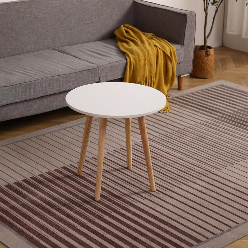 Table basse ronde Table d'appoint en bois Table d'appoint de salon Table d'appoint