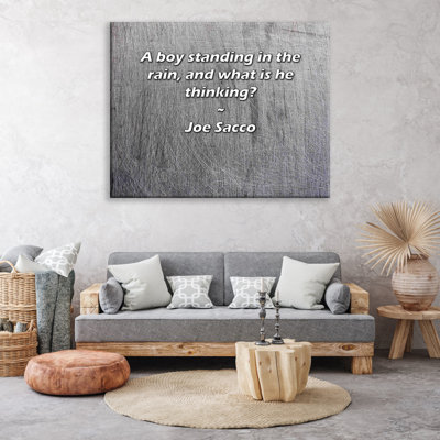 Astoria Grand Gallery Wrapped Canvas By Eleanor Brownn: "You only have one life to live. Make sure it