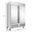 54 in. Commercial Two-Door Convertible Reach-In Refrigerator/Freezer with 49 Cu. Ft. Capacity