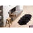 Willems 2' X 3' Black Shag Sheepskin Area Rug-1248867368