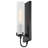 Ryden Single Light Wall Sconce with Etched Glass Cylinder Shade-101221409