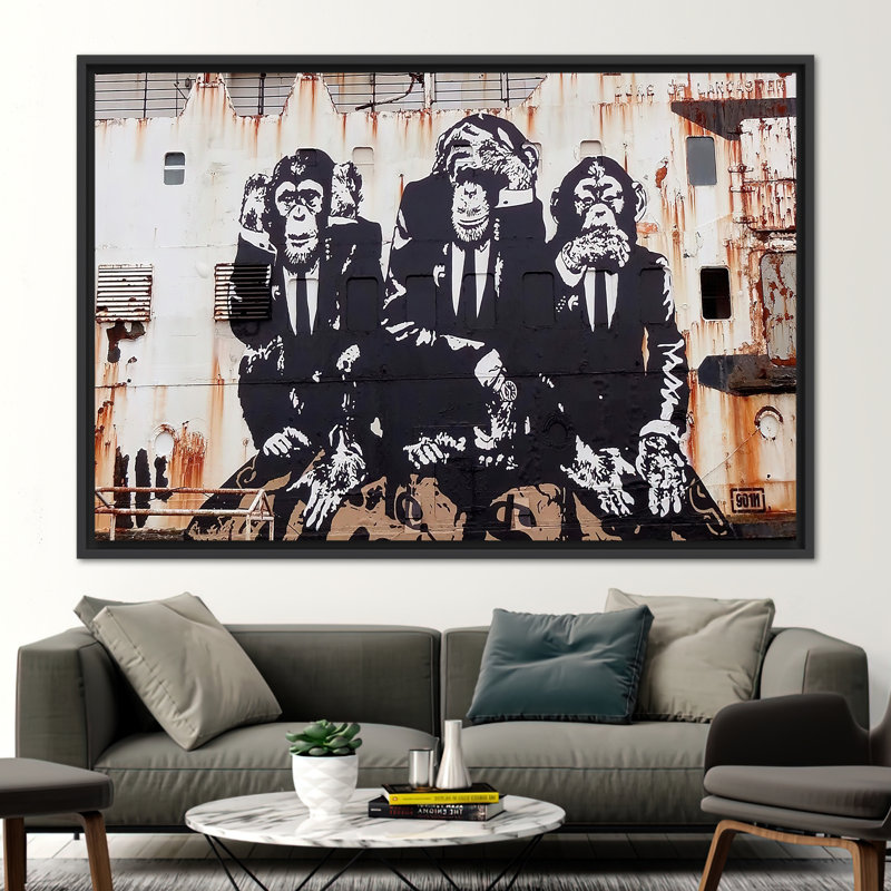 Print on Canvas, Framed Print without Mat, 20 cm H x 30 cm W, Black