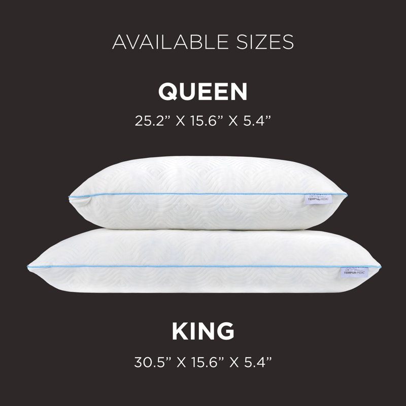 Tempur-Cloud Adjustable Pillow, Queen, Single