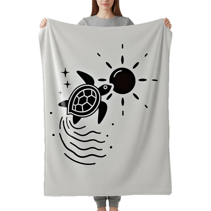 Jeté de tortue de mer Minimalist