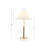 Two Tone Pull-Chain Table Lamp