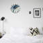 Horloge murale bleue 12 "x 12"