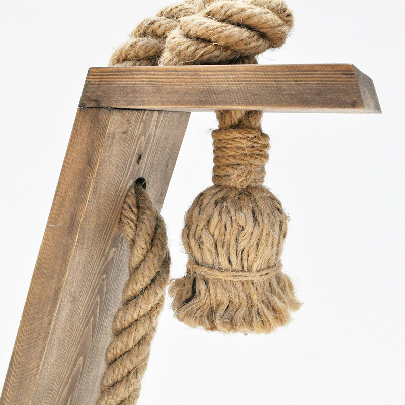 Lampe de table rustique en noyer, 4 x 7,9 x 13,8 pouces | Fabrication 100% bois de pin, conception de chalet / chalet nostalgique | Parfait pour la chambre à coucher ou le salon, ambiance chaleureuse et invitante